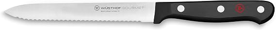Wusthof Gourmet 5" Serrated Utility Knife, Silver