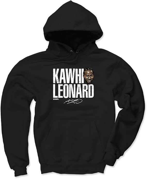 500 LEVEL Kawhi Leonard Stacked Los Angeles Clippers Men's Hoodie Sweatshirt