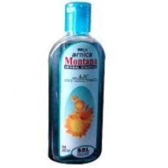 SBL Homoeopathy Arnica Montana Shampoo 200ml - Fortified with Thuja Jaborandi and Calendula Extracts - Soft and Healthy Hair