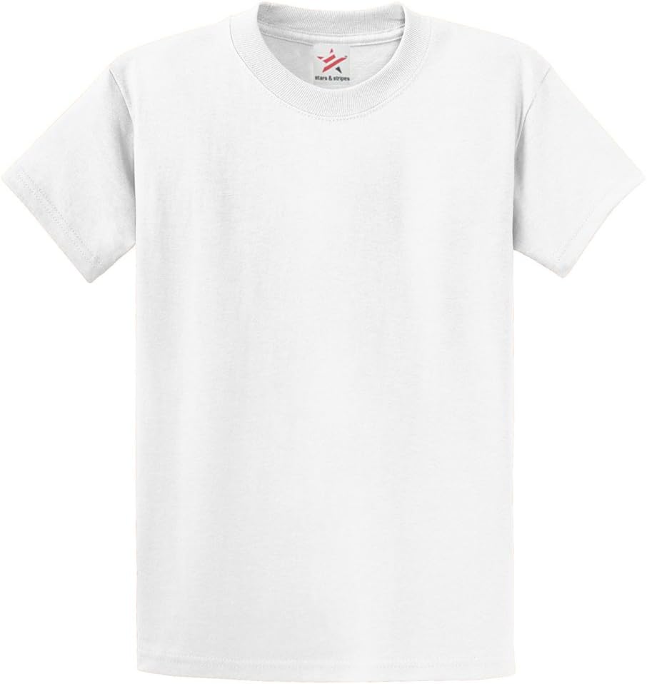 Star and Stripes Plain CHCOLATE Brown T Shirt 100% Rich Soft Organic Cotton Brown T Shirt
