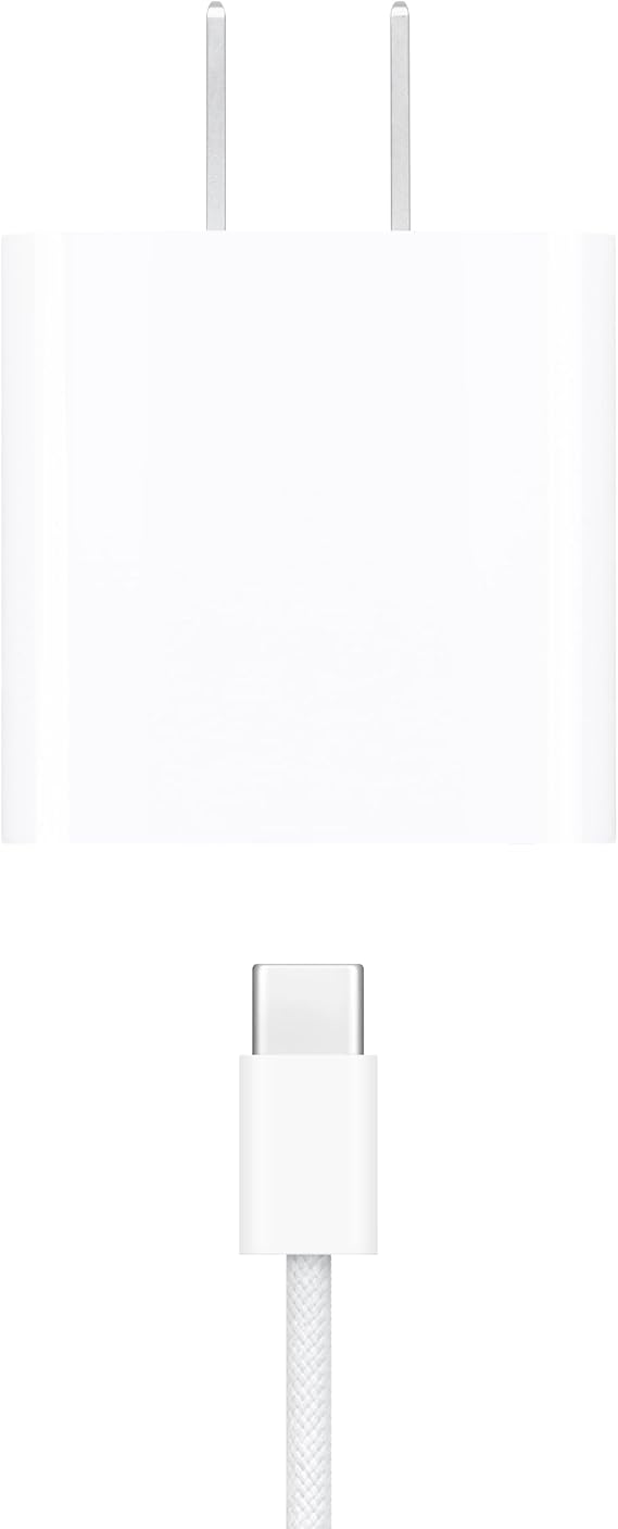 Apple 20W USB-C Power Adapter and 60W USB-C Charge Cable (1 m): Fast and Convenient Charging, Type C Wall Charger