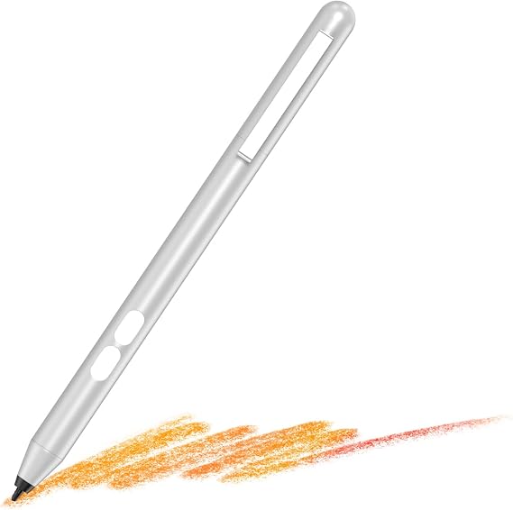 Stylus Pen for HP Omnibook/Envy/Spectre/Pavilion x360, 1024 Pressure | MPP 1.51 Stylus Pen with Palm Rejection, 2500H Battery Digital Pen with Eraser for Drawing/Note-Taking, AAAA Battery Included