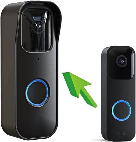 Blink Doorbell Mount, Adhesive Door Mount - Only for Blink Video Doorbell 1st Gen | Not Compatible with 2nd Gen - No-Drill Mounting Bracket Accessories for Blink Doorbell Security System