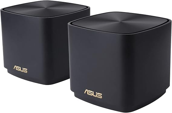 ASUS ZenWiFi XD4 Plus AX1800 Whole-Home Mesh WiFi 6 System Combinable Router (up to 306 m² Coverage AiMesh AiProtection Wall Mounting App Control) Black