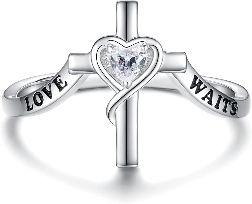 Sariel 925 Sterling Silver True Love Waits Ring