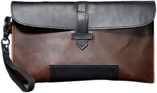 Retro Casual Men's Clutch Organizer Bag, Trendy Casual Men's Cell Phone Bag