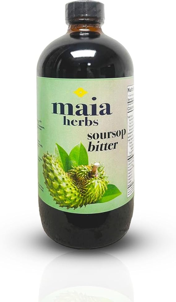 Soursop Bitters Liquid 16oz - Premium Holistic Immune Boost