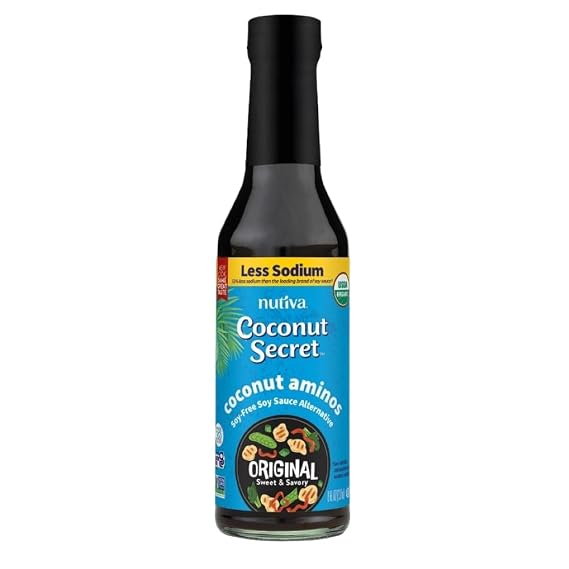 Coconut Secret Coconut Aminos Soy-Free Seasoning Sauce -- 8 fl oz