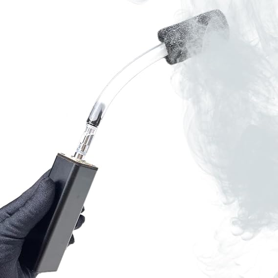 Mini Fog Machine,Smoke Machine for Outdoor Events DJ Parties Photography,Indoor Stage Effects,Halloween (Slim back)