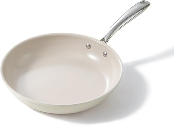 Redchef 11 Inch Ceramic Nonstick Frying Pan Skillet, Stay Cool Handle, Induction Compatible, Oven & Dishwasher Safe, PFAS-Free Non Toxic Saute Pan for All Stoves