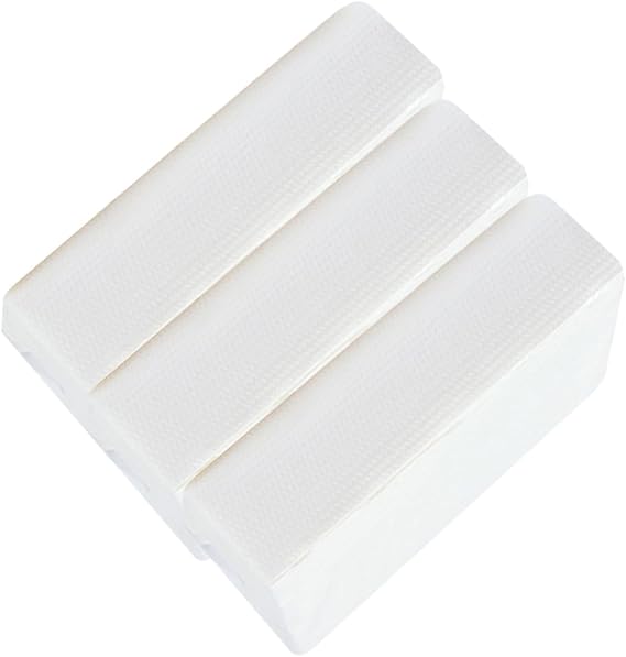 1set Absorbent Paper Towels for Kitchen Bathroom Soft Tissue for Home Commercial Use for Cooking Cleaning Hand Drying White