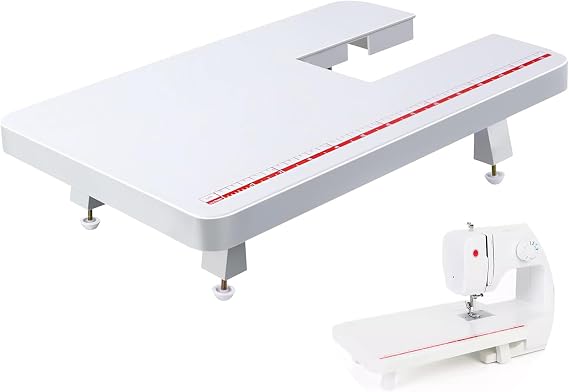 Sewing Machine Extension Table for Singer 4411 4423 4432 4452 5511 5523 Heavy Duty Sewing Machine White