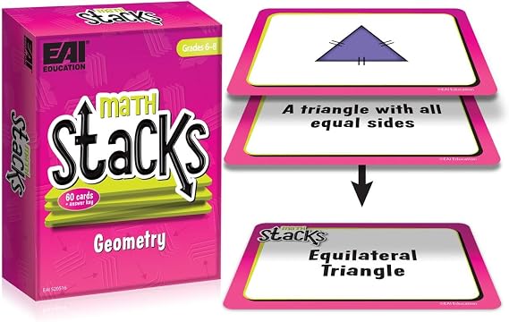 EAI Education Math Stacks Geometry Game: Grades 6-8