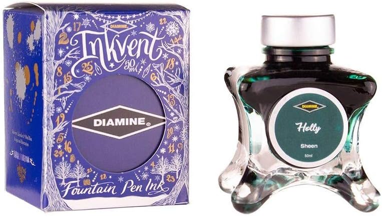 Diamine - Sheen Fountain Pen Ink, Holly, 50ml, Inkvent