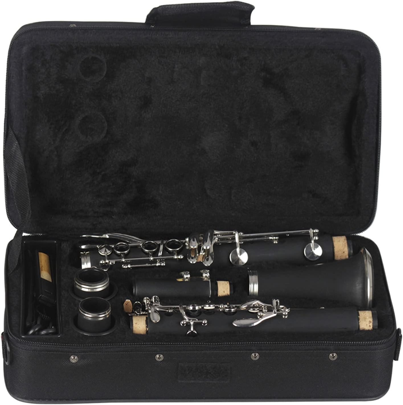 Clarinet BB Clarinet 17 Key Bakelite Klarnet Wood Wind Musical Instrument Black Clarinet with Case Professional Clarinet