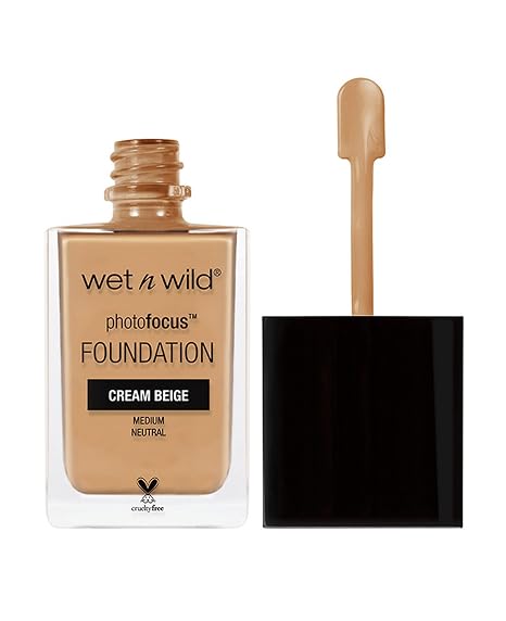 wet n wild Photo Focus Foundation, Cream Beige, 1 Fluid Ounce