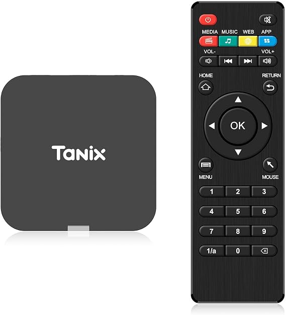 Android TV Box 10.0, 2GB RAM 16GB ROM Android Box, Super Mini TV Box Android Allwinner H313 Quad-Core Arm Cortex A53, Support USB and WiFi Compact 4K HD Box Android TV