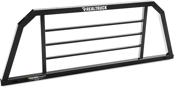 RealTruck BACKRACK SRX Rack Non-Lighted Frame | Black, No Drill | SRX900 | Fits 2008-2025 Chevrolet/GMC Silverado/Sierra 1500; 2020-2025 Silverado/Sierra 2500/3500HD; 2004-2025 Ford F-150 & Others