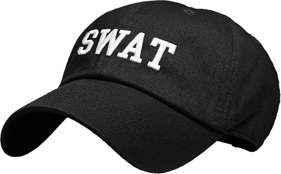 Officer Embroidered Costume Use Vintage Hat Tactical Adjustable Unisex Adult Cotton Novelty Baseball Cap