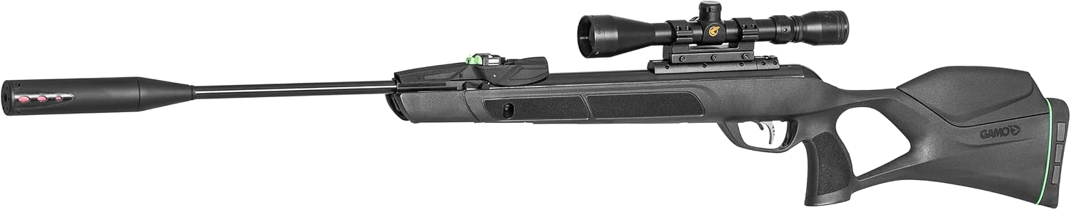 Gamo Swarm Magnum 10X GEN3i Inertia Fed .22 Caliber Break Barrel air Rifle. High Power 10-Shot Pellet air Gun. 1,300 fps Velocity