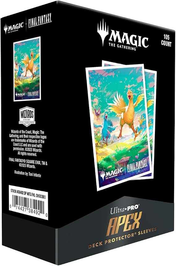 Ultra Pro Magic the Gathering Final Fantasy Chocobo Apex Deck Protector Sleeves (105 Pack)