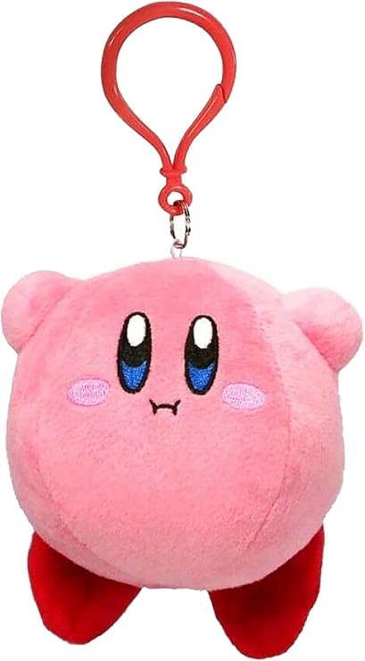 Little Buddy 1711 Kirby Hovering Pose Dangler Plush, 3.5"