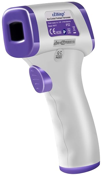 eZthings Thermometer Heavy Duty Infrared Forehead Non-Contact for Medical Offices, Hospitals, Physicians