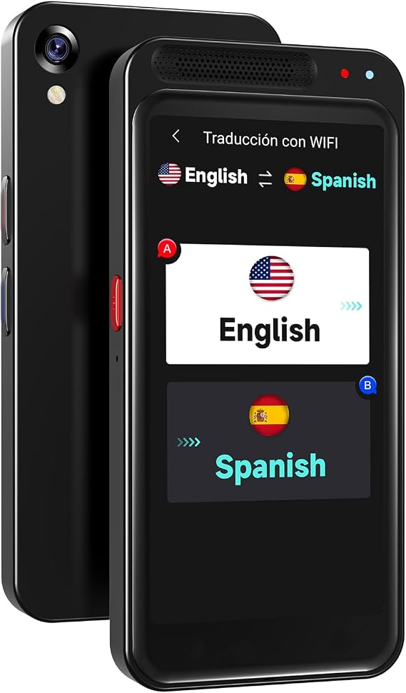 Language Translator Device No WiFi Needed, Tradutor de Idiomas, Upgrade AI Translator Support ChatGPT, Real Time Voice Translation with 150+ Languages, Offline/Photo Translation for Business, Learning