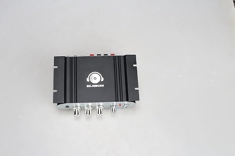 DAJUNGUO Audio Amplifiers 40W+40W Power Output for DIY Home Sound System with 3.5mm AUX Input RCA Input,Black