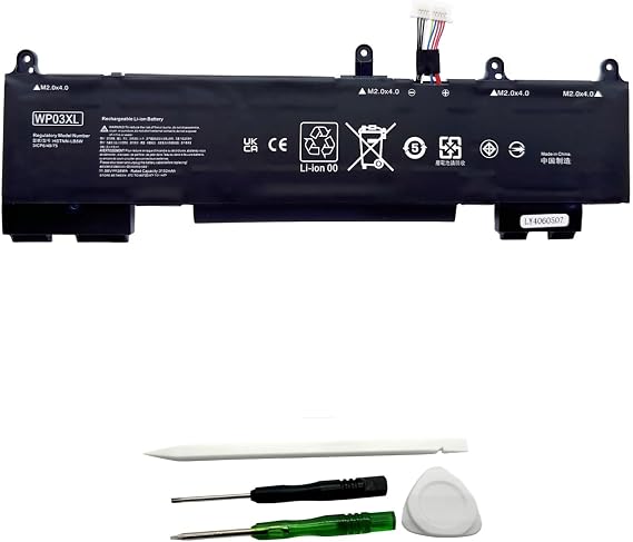 WP03XL 38Wh Laptop Battery Replacement for Hp EliteBook 830 835 840 845 860 865 G9 EliteBook 830 835 840 845 860 865 G10 / x360 1040 G9 G10 ZBook Firefly 14 G9 / G10 Mobile Workstation Series