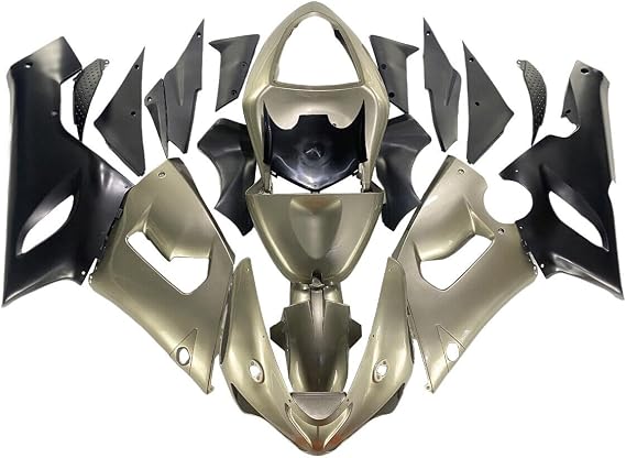 Fairing Kit Bodywork for 2005 2006 Kawasaki Ninja ZX6R 636 Fairings Black