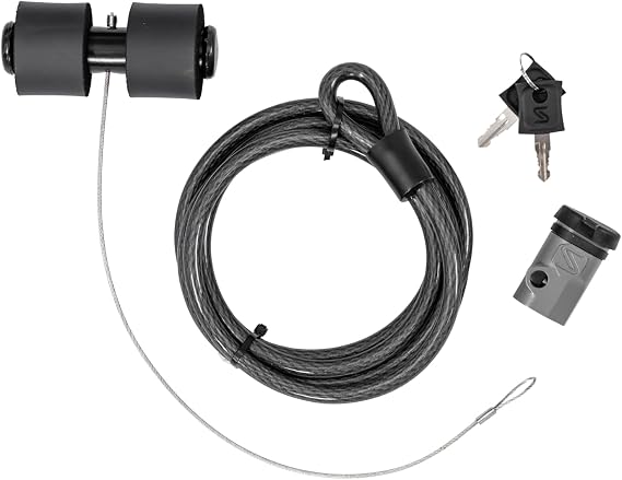 SARIS Bike Rack Accessory, Trunk Rack Lock, 8 Feet Stainless Steel Cable