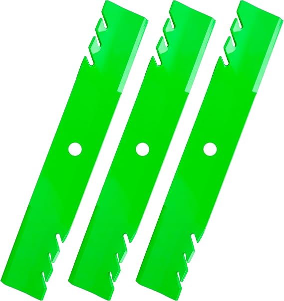 54 Inch Deck Mower Blades Fit for John Deere Z375R Z525E Z535M Z540M EZTRAK Z425 Z435 Z445 GX255 GX335 GX345 GX355 1023 1025R 1026R Lawn Mower Replaces M143520 M145516 M152726 (3 Pack)