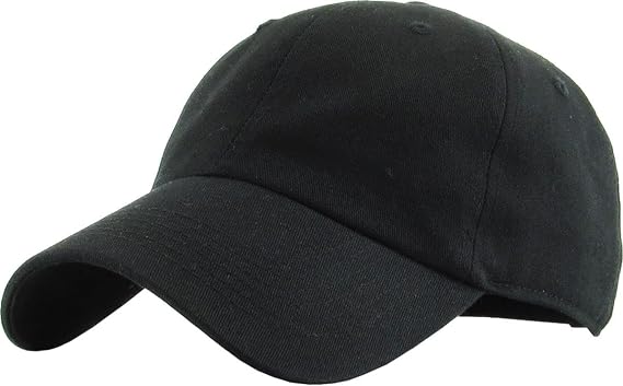 KBETHOS Classic Unisex Cotton Adjustable Low Crown Baseball Cap Plain Dad Hat