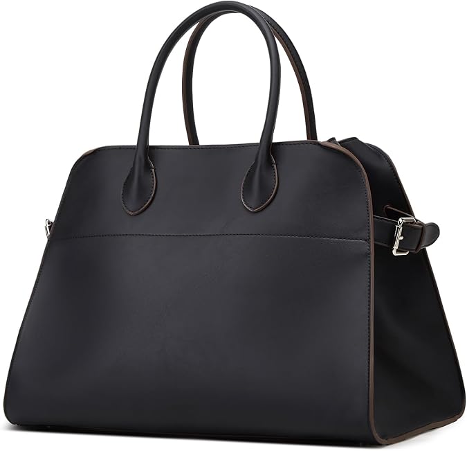 Leather Tote Bags Women Slouchy Large Tote Bag Top-handle Shoulder Bag Trendy Travel Work Bag PU Leather Purse Handbag 2026