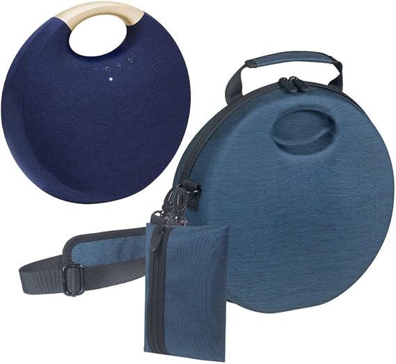 Case for Harman Kardon Onyx Studio 5 / Onyx Studio 6 Bluetooth Wireless Speaker, EVA Hard Carrying Case Travel Storage Bag with Hard Charger Bag for hk Onyx Studio 5/6 (Blue)