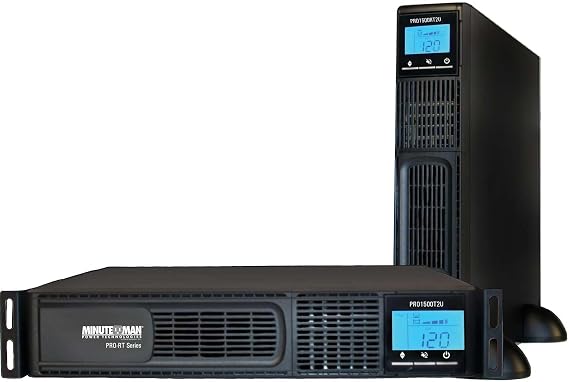 Minuteman PRO1500RT2U PRO-RT Series Line Interactive UPS System