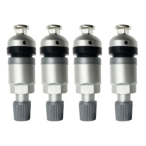 4Pcs Automotive TPMS Tyre Pressure Sensor Valve Stem, BMW Porsche