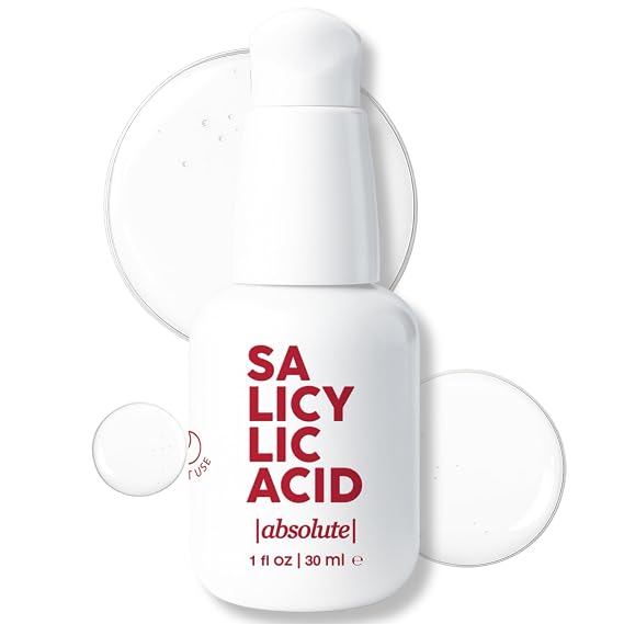 Absolute Salicylic Acid Serum 1% - Exfoliating Serum for Refined Pores & Smoother Looking Skin