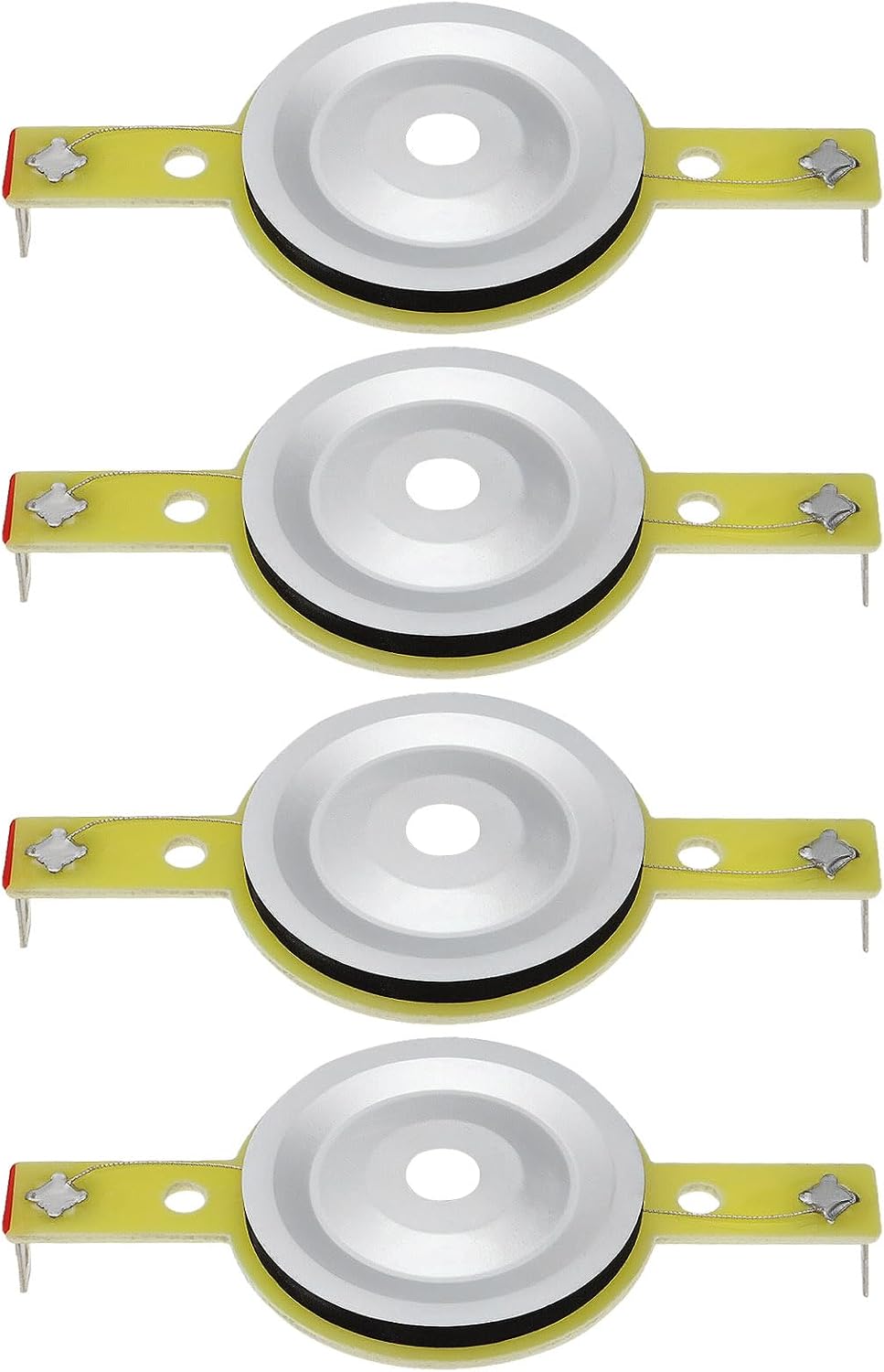 The Lord of the Tools Pack of 4 25.4 mm Bullet Super Tweeter Membrane Titanium Tweeter Voice Coil Speaker Film Compatible with PRV Audio RPTW350Ti TW350Ti
