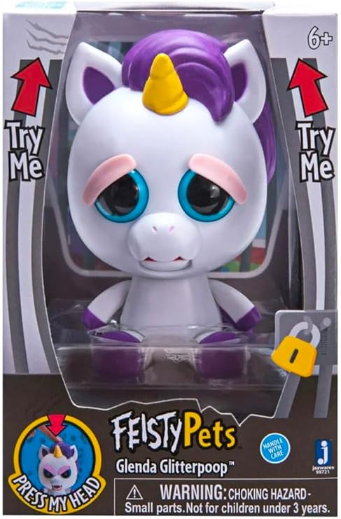 Feisty Pets Glenda Glitterpoop 4-Inch Figure
