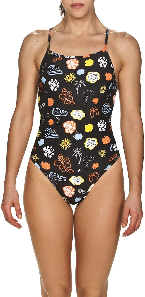 ARENA Women's Reversible Challenge Back One Piece Swim Suit