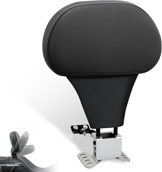 FOVPLUE Adjustable Rider Backrest for Harley Touring CVO Road Glide 09-26