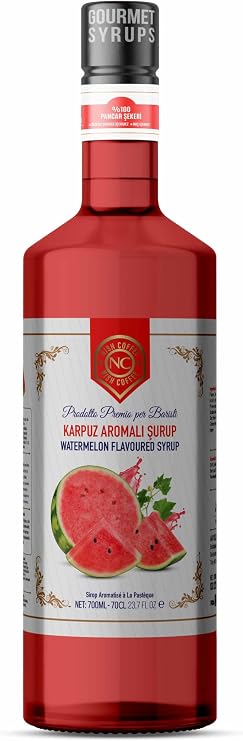 Nish Karpuz Aromalı Şurup 700 ML - Cam Şişe