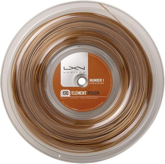 LUXILON Luxilon Tennis String Gut ELEMENT 125/128/130/BLACK Single/200m reel
