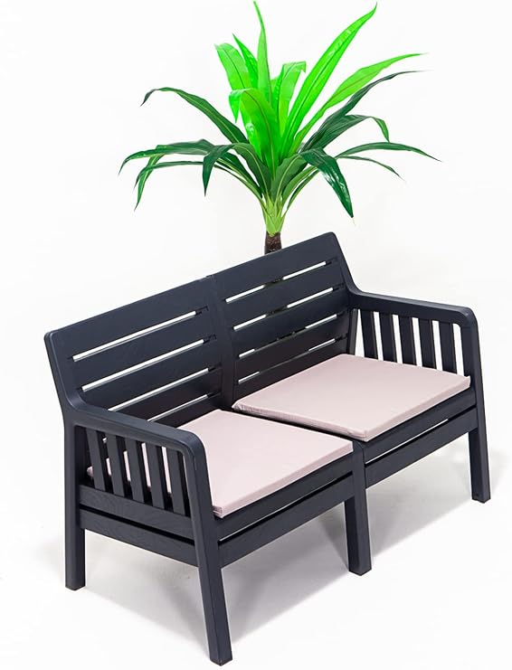 Lara 2li Koltuk Balkon&Teras Bahçe Koltuk / Antrasit