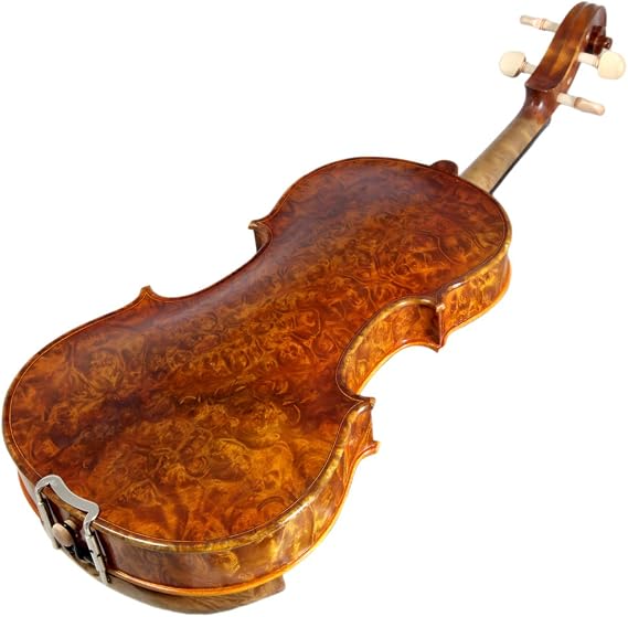 Sky 1/2 Size NY100 Bird's Eye Vintage Violin Guarantee Grand Mastero Sound Professional Hand-Made Hand-Crafted Acoustic Violin