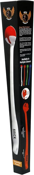 SNICK Side Arm Ball Thrower Stick for Cricket Speed, Practice, Training - for Professional Cricket & Leather Ball, Softball, Tennis Ball