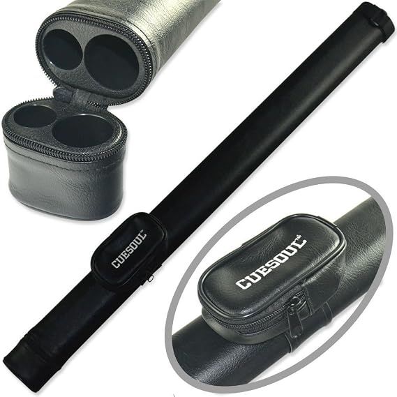CUESOUL Soocoo Series 2x4/2x2 Hard Pool Cue Case -Holds 2 Cue Butt and 4 Cue Shafts,Four Color Available