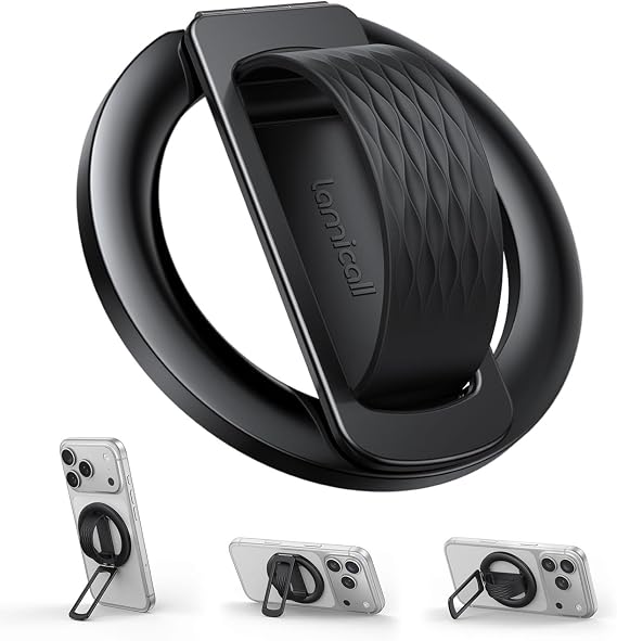 Lamicall Magnetic Phone Grip for MagSafe - Ultra Soft Finger Silicone Loop